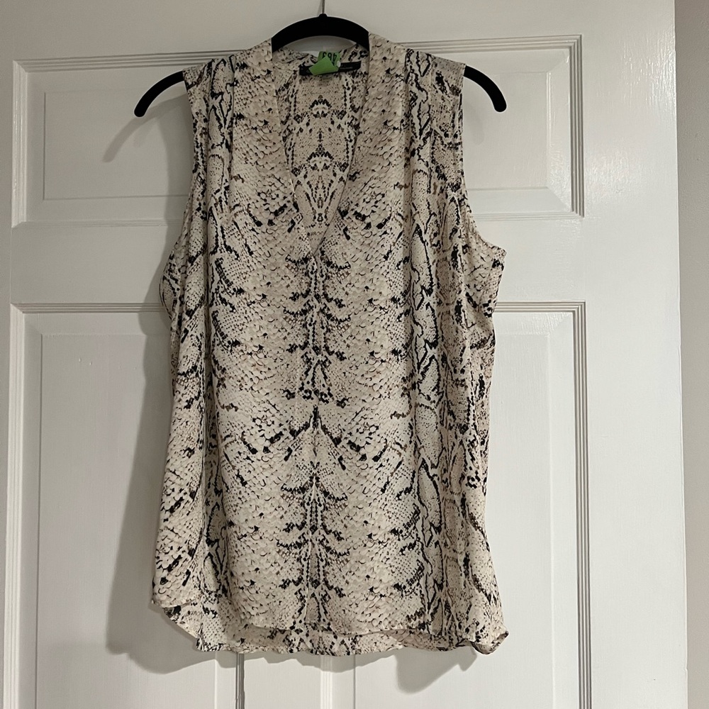 Rose & Olive blouse medium snake print